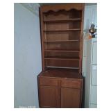 Nice vintage 2 piece hutch