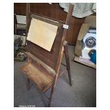 Antique wooden folding easel