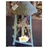 Japanese Cast Iron Metal Hanging Candle Lantern