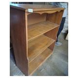 Vintage wooden book shelf - short