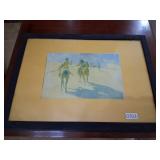 Vintage print 'the parley'