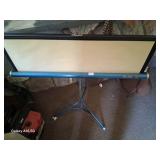 Vintage Da Lite Flyer portable projector screen