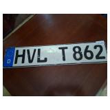 German License plate (EU style)