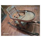 Beautiful Antique Highchair English victorian