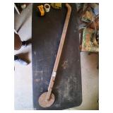 Vintage hand implement manual edger