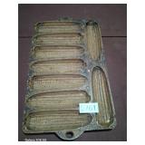 Vintage cast aluminum 9 slot cornbread pan