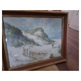 2 vintage framed prints