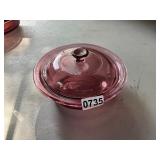 Purple vision bowl with lid