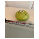 Green Malibu Modern sugar dish with lid