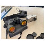 Sharper Image Binnoculars, hp camera, small binocs