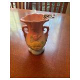 Hull USA flower pattern vase