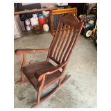 Wooden rocking chair