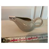 Gray gravy boat