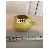 Russell wright yellowish creamer / pitcher