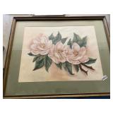 Farmed white flowers 25 x 31