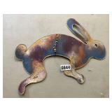 Metal wall hanging rabbit
