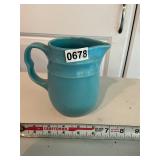 Oxford turquoise pitcher