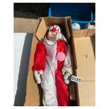 Porcelain clown doll