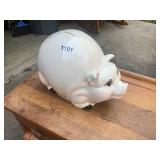 White large piggy bank