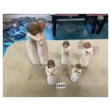5- Willow Tree figures