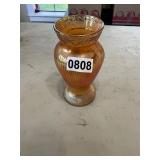 Vintage Carnival glass vase