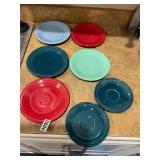 7- Fiesta assorted color plates