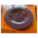 12ï¿½ purple fiesta bowl/plate