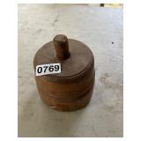 Vintage wooden butter mold
