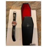 Watch- Dracula Watch with coffin box