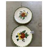 2- Blue Ridge Hand Painted plates