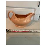 Pink Fiesta gravy boat