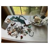 Large bowl assorted jewelry