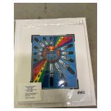 14 x 16 Open Your Eyes Art- Leather Rose Eureka