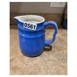 Oxford blue pitcher