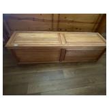 Wood cedar chest