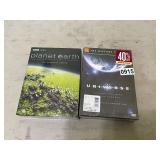 DVD sets- planet earth and universe
