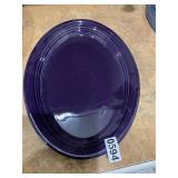 Oval purple Fiesta platter