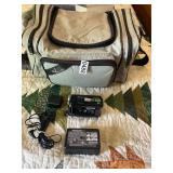Panasonic SDR-H80 camcorder, battery, charger