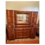 Beautiful antique hutch - tiger oak