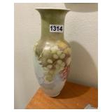 Flowered vase 12 inches