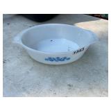Blue/white anchor dish