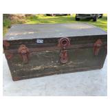 Vintage green trunk
