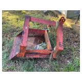 Three point dirt pan scoop 2 x 3