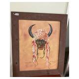Buffalo body Native American picture