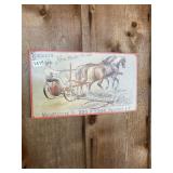 Buckeye new model mower metal sign