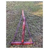 Three point hitch boom pole
