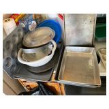 Skillet, baking sheets, Bundt pan, muffin pan