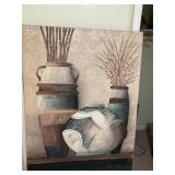 Canvas pottery picture