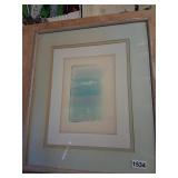 Beautiful watercolor hand painted & artist signed