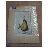 Beautiful print Signed Pear Etching (3/100)
